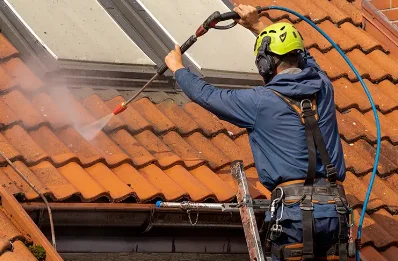 Démoussage et hydrofuge de toiture à Brousseval